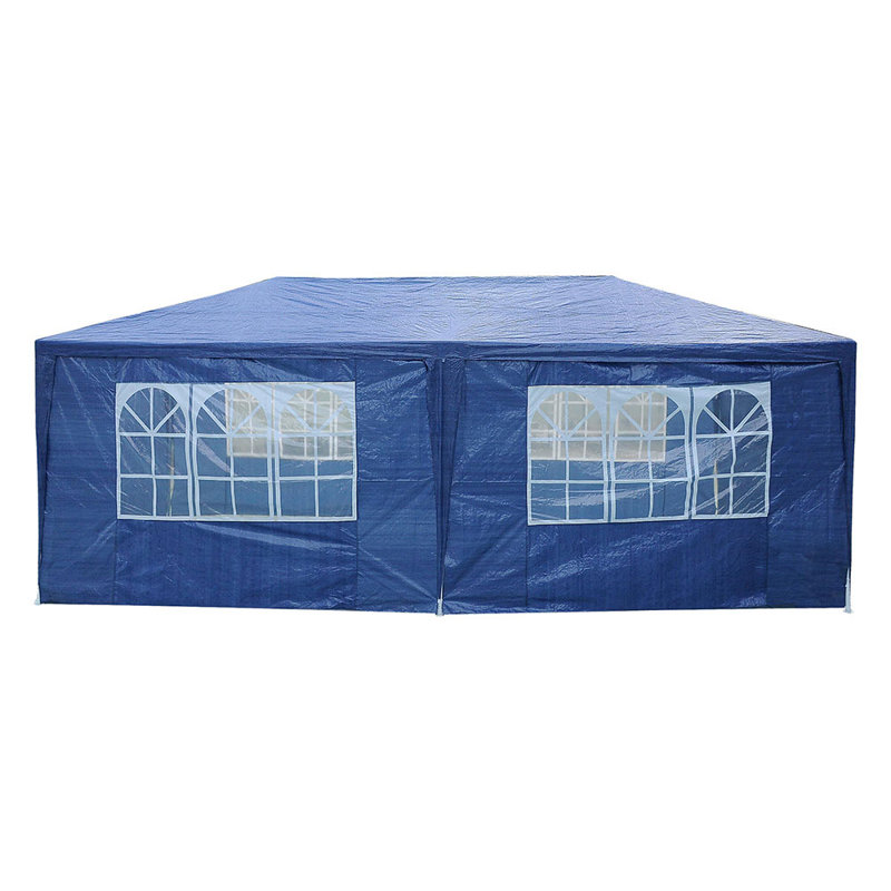 20 pi X P 10 D Tente de réception en métal, bleu