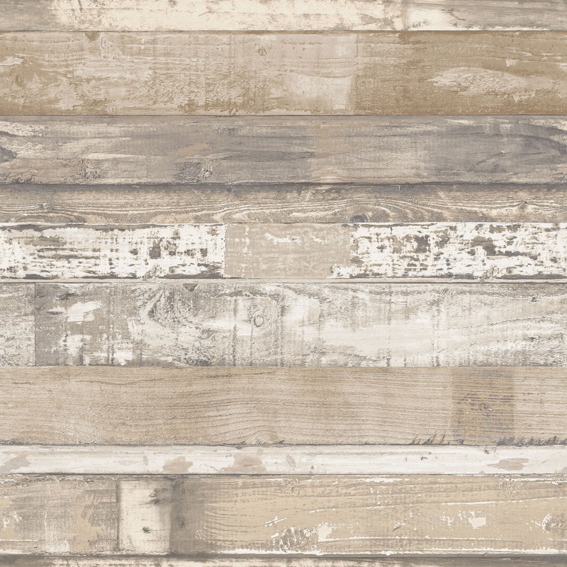 Noordwand Wallpaper "Homestyle Old Wood", Beige/Brown