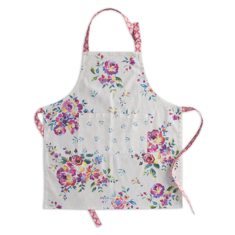Tablier de jardin rose