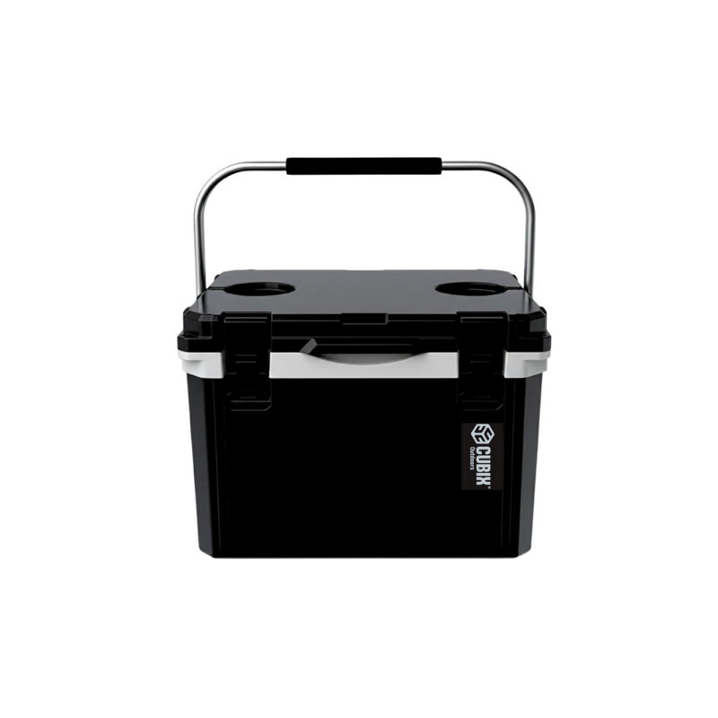 Cubix Outdoors QuadraL 20Q Lightweight Cooler - Black, Black