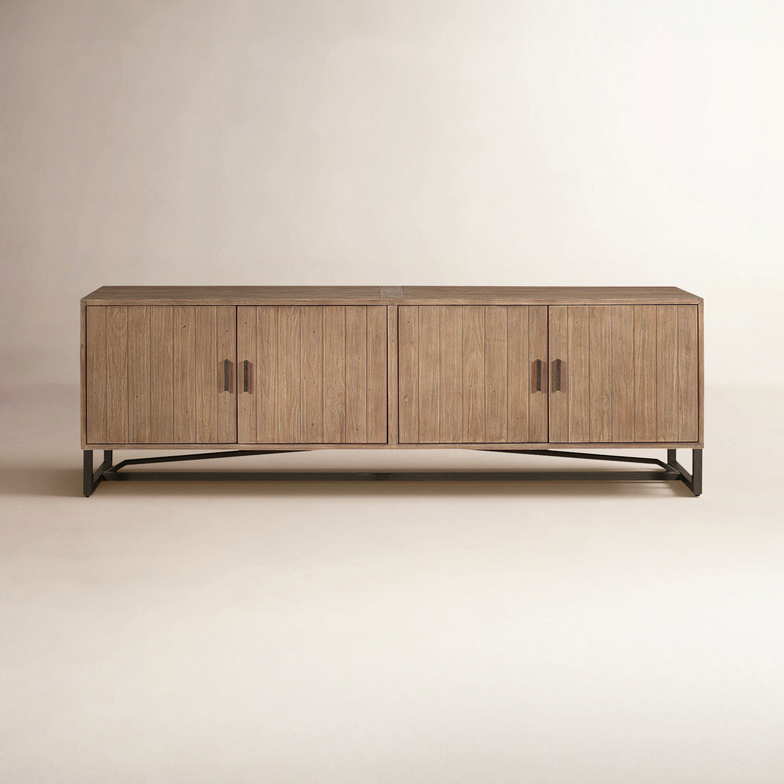 Lopez 79" Pine Entertainment Center, Natural