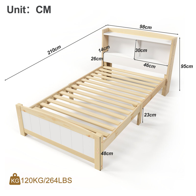Dimitris Standard with Storage Included, Single (3')