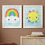 Rainbow Colors - Peinture sur toile 2 pièces-849773439-849773433