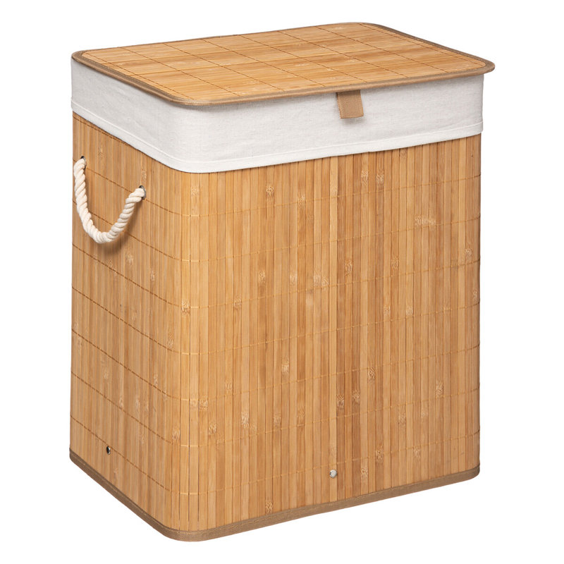 Bamboo Laundry Hamper with Handles
