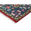 Tapis rouge en laine noué à la main 8 pi 2 po x 10 pi 1 po Oushak