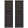 Builders Edge, TailorMade Two Equal Panels, Raised Panel Shutters, w/Shutter-Loks