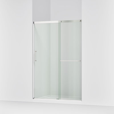 Elate Sliding Shower Door, 70-1/2-In H X 44-1/4 - 47-5/8-In W, With 1/4-In Thick Frosted Glass