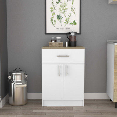 Ensemble de cuisine, armoire de cuisine et évier autoportant 2 pièces Lewisville