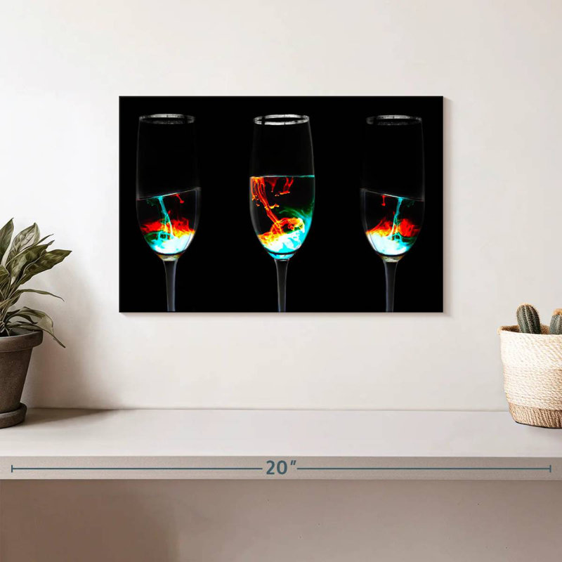 Yarlin Glowing Drinks, 8" H x 12" W