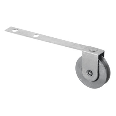 Screen door Roller, 3-1/4 in. Flat Tension Spring, Stainless Roller (2 Pack)