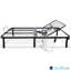 Base de lit pour grand lit réglable, capacité de 850 lb, fabrication en acier robuste, noir, base sans sommier avec fonctionnalité, acier de 850 lb, requis-1625874276