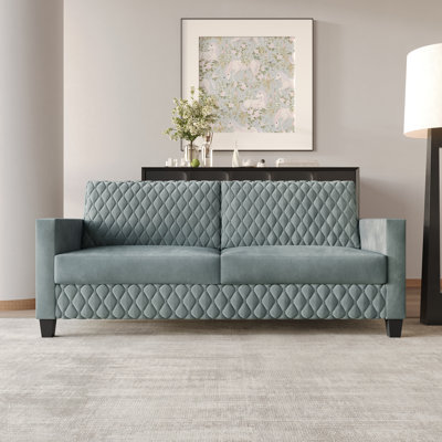 Velvet Upholstered Sofa