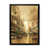 Impression noire sur toile encadrée sélectionné