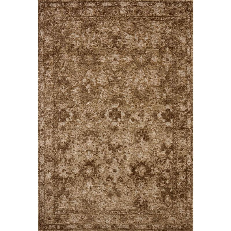 Tapis moka / sable Loloi Percival, Tapis de couloir 2 pi 3 po x 7 pi 6 po