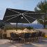 Parasol rectangulaire en porte-à-faux 128 pi