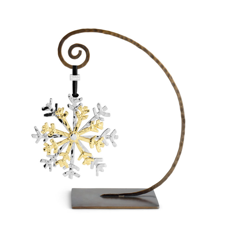Snowflake 4'' Handmade Christmas Holiday Shaped Ornament