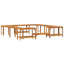 Hot Tub Surround Brown Solid Acacia Wood-863881736