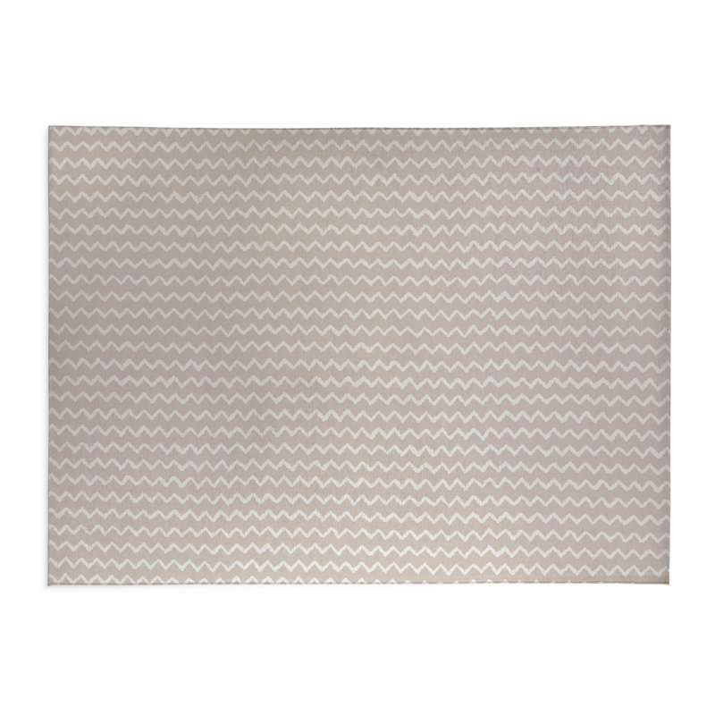Chevron Wave Kids Play Mat, Pink, Rectangle 4' x 6'