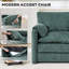 Fauteuil d'appoint en chenille de 38,1 po de largeur avec canapé simple pour le salon et la chambre à coucher-507195281
