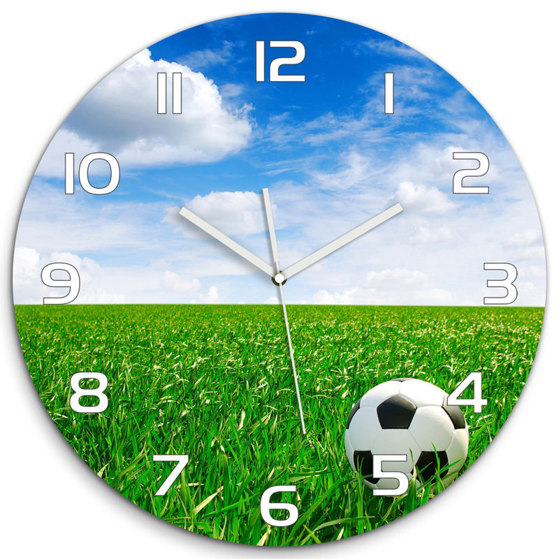 Jhadiel Glass Wall Clock