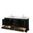 Deborah 72'' Double Bathroom Vanity with Marble Top-59132586-98284204