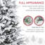 Arbre de Noël artificiel enneigé 9 pieds avec 616 branches de cèdre réalistes, ouverture automatique, décoration de Noël