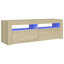 Liza  TV Cabinet with LED Lights 120x35x40 cm-886846947