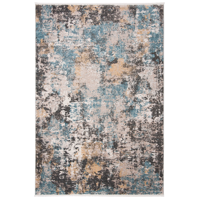 Izzo Abstract Area Rug, Rectangle 61 x 91 cm