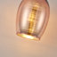 1 - Light Red Copper Glass Single Pendant Light-2035100042