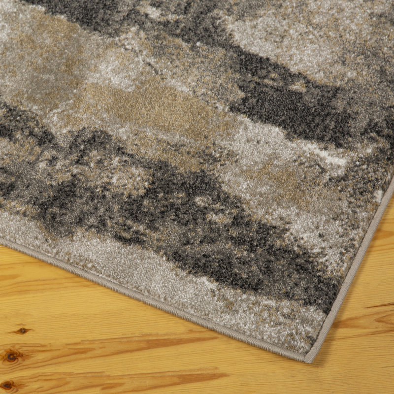 Semahat Abstract Indoor Rug, Rectangle 6' x 9'