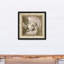 Globe sur palmiers, impression sur toile brune-40710660-41059387