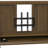 Mobile TV Stand with Mount for 32-50" TV with Projector Screen & Power Outlets - Adjustable Rolling TV Cart, MDF Wood
