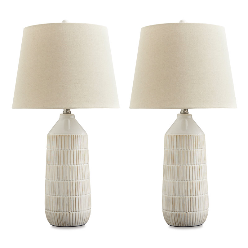 Clontarf Ceramic Table Lamp Set of 2 - Beachcrest Home