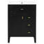 Meuble-lavabo autoportant 24 po avec lavabo en céramique, meuble-lavabo en contreplaqué résistant à l'humidité avec 2 tiroirs et porte, meuble-lavabo moderne pré-assemblé-1796959077