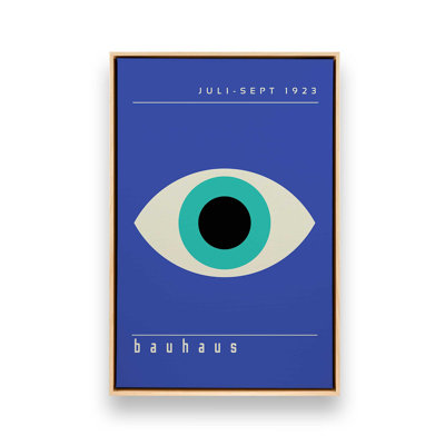 The Bauhaus Eye Canvas Print in a Frame