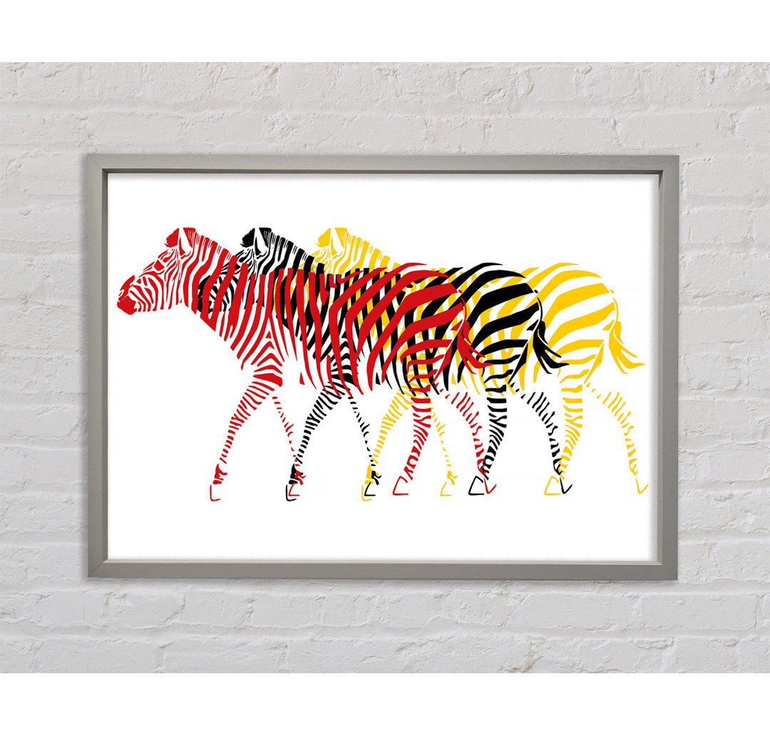 Pop Art Zebra 2 - Druck