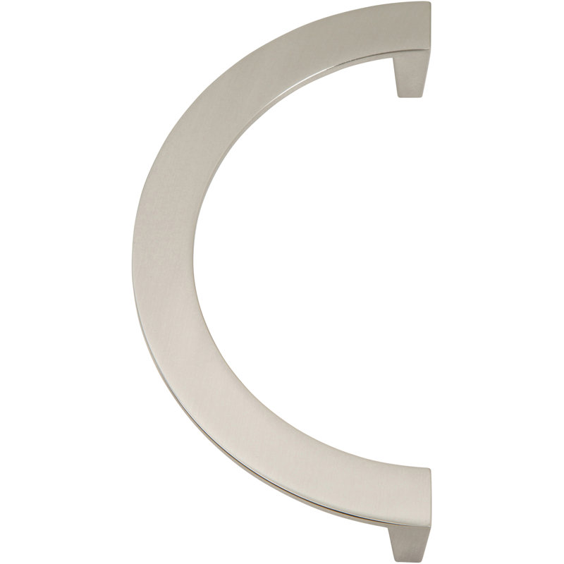 Roundabout 3" Center to Center Drop handle, Brushed Nickel, 5 1/16"