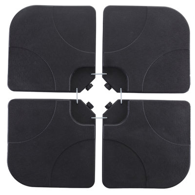 15.21 Lb. Plastic Free Standing Umbrella Base