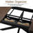 Averni 55.1”-70.7”or 78.7” W Extendable  Rectangular Dining Table with Metal Leg For 6-10 Seat-1656196560-1654620229