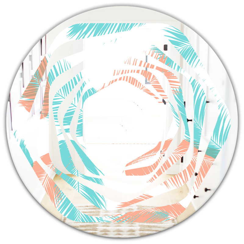 Miroir mural Foliage II, H 31,5 po x l po