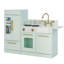 Urban Adventure Little Chef Charlotte Modern Play Kitchen, Silver Gray/Gold-258828217
