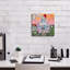  «Sweet Sunset Cottage» par Carrie Sharp, art mural sur toile, 12 po x 12 po-640878645