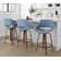 Fabrico 26" Fixed-Height Counter Stool - Set Of 3