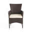Ensemble de 2 chaises d'extérieur cloutées en osier Clementine