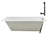 72" x 36" Acrylic Soaking Drop-In Bathtub, Drain Included-97545264