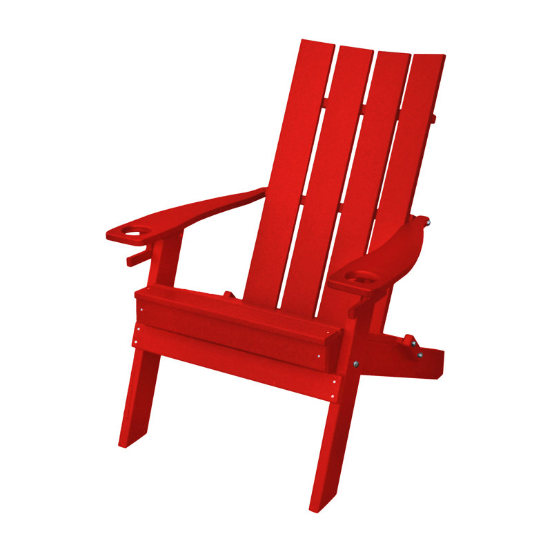 Chaise Adirondack pliante Koenig, Rouge vif