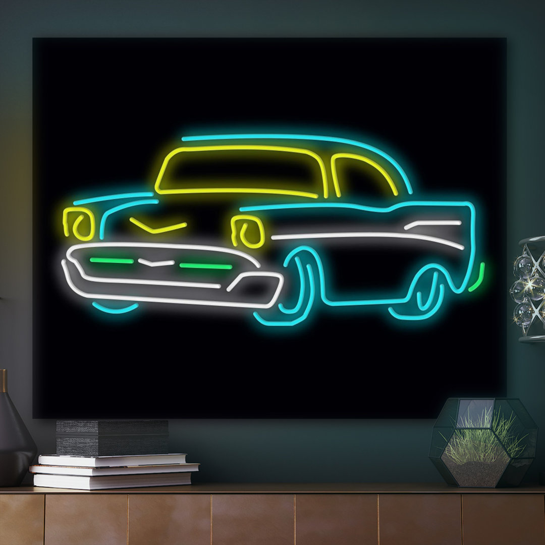 Neon Sign Car Wall Décor