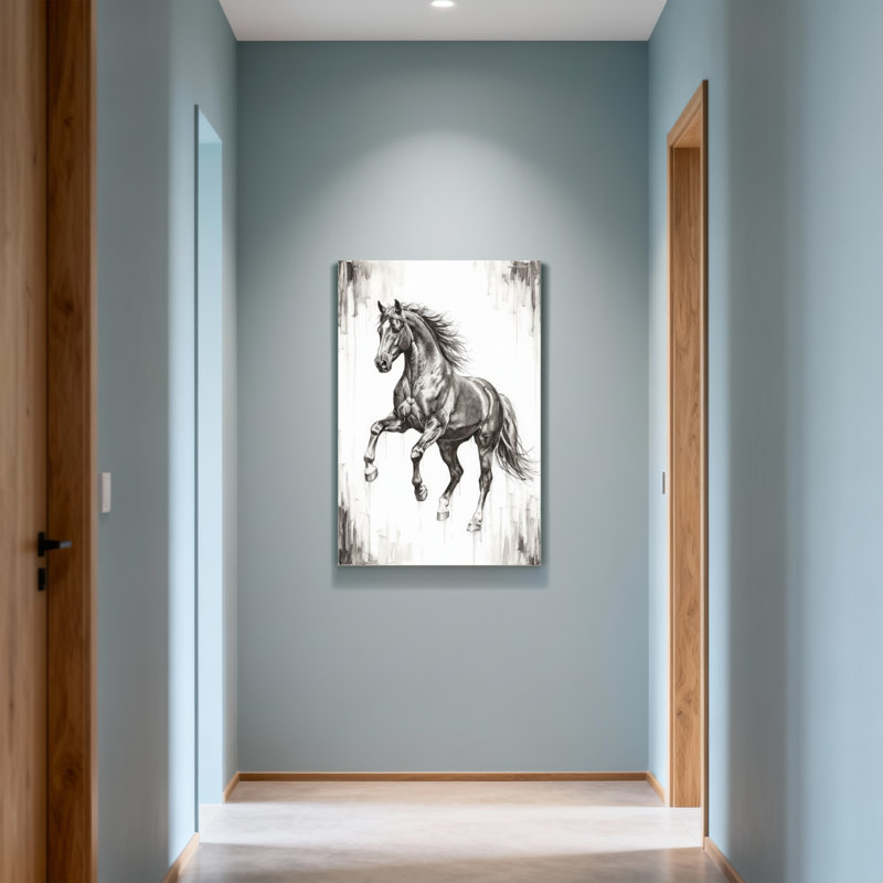 «Animals Horse in Motion», reproduction d'art sur toile, H 30 po x l 20 po
