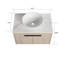 Ensemble de meuble-lavabo flottant 30 po avec lavabo en céramique 30 po Modern Design-130628189