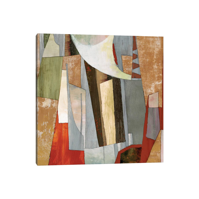 Landscape Collage - Wrapped Canvas Painting, 66.04 cm H x 66.04 cm W x 3.175 cm D